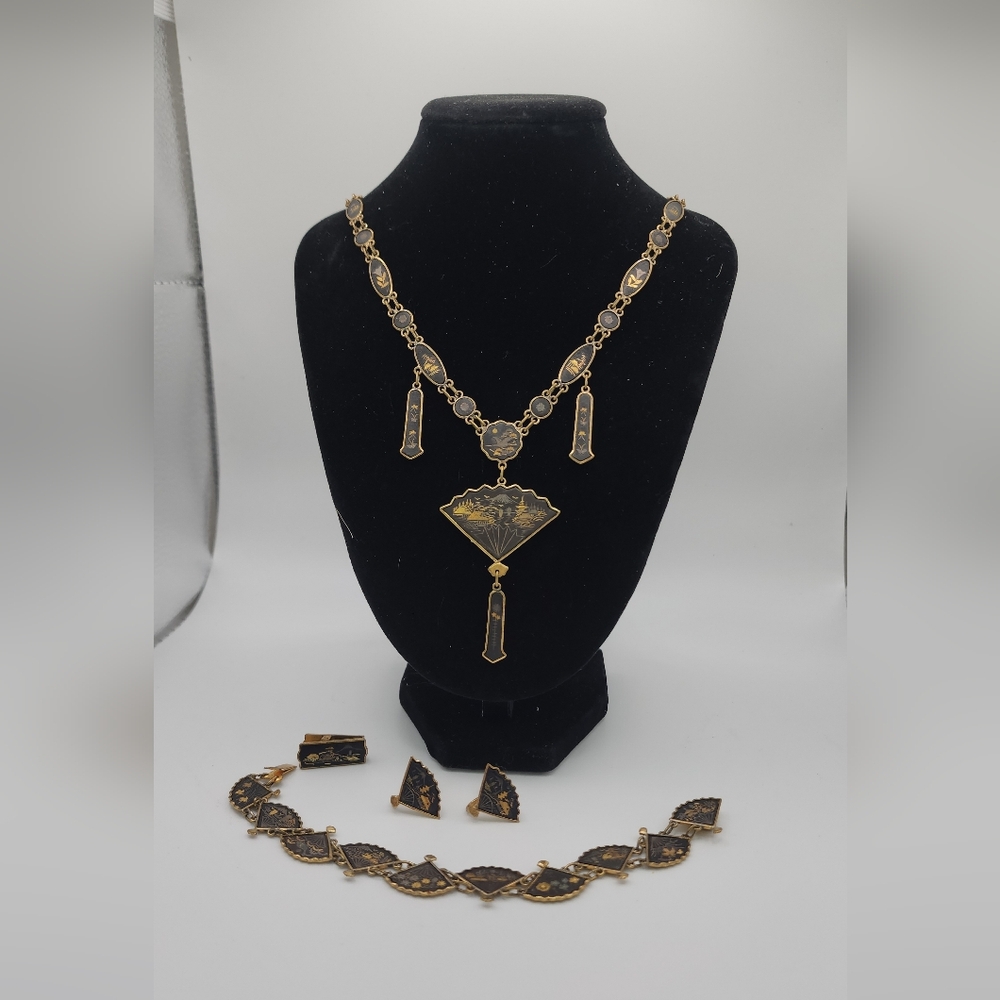 Japanese Damascene Parure
